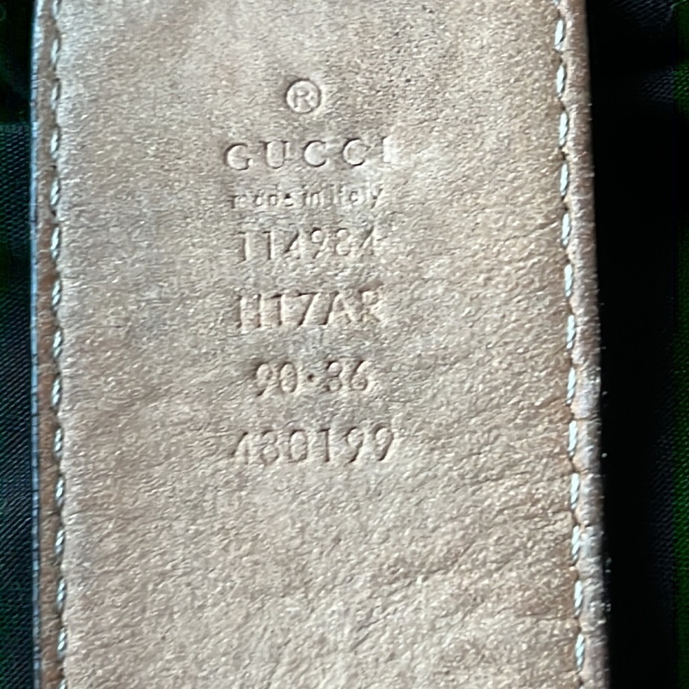 Fairly new authentic Gucci belt - Picture 2 of 2